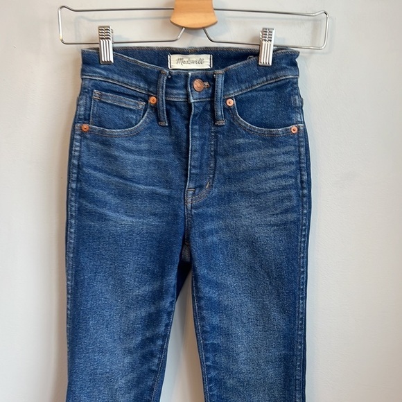 Madewell Petite 10" High-Rise Skinny Jeans in Winston Wash SZ 23P - Picture 6 of 8